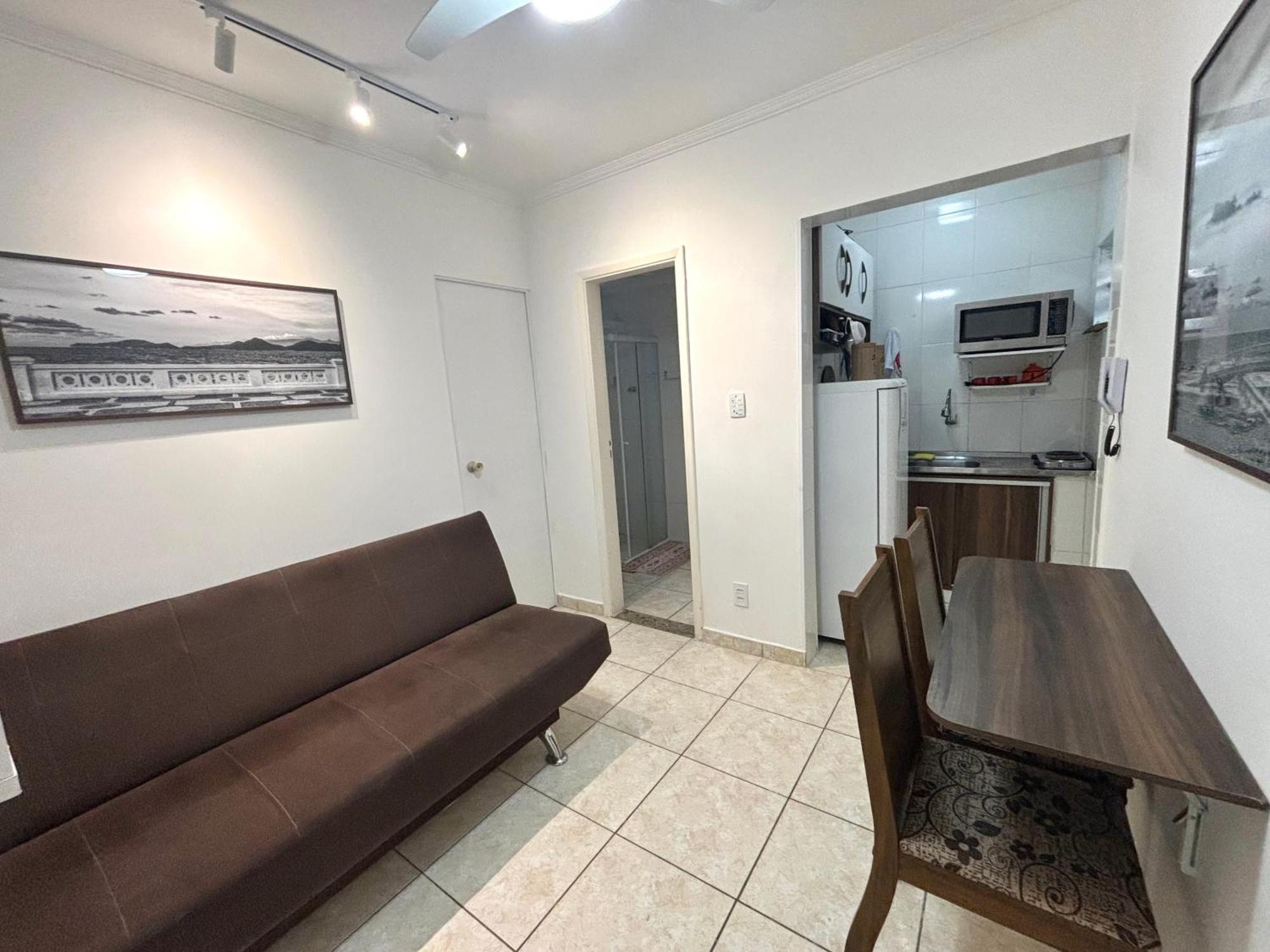 Lindo Apto Pe Na Areia Santos  Eksteriør bilde